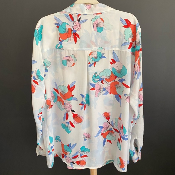 Candies Floral Print Blouse - Picture 6 of 11